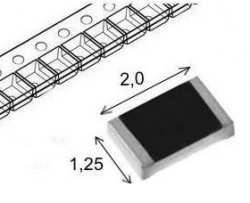 Rezistor SMD 100R 0805 1% 