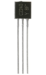 Tranzistor 2SC2240 NPN 120V 0,1A 0,3W