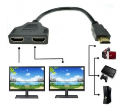 Rozbočovač HDMI 1 vstup 2 výstupy