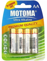 Baterie alkalická MOTOMA R6 1.5V ultra alkaline