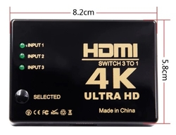 Přepínač signálů 3x HDMI - výstup 1x HDMI