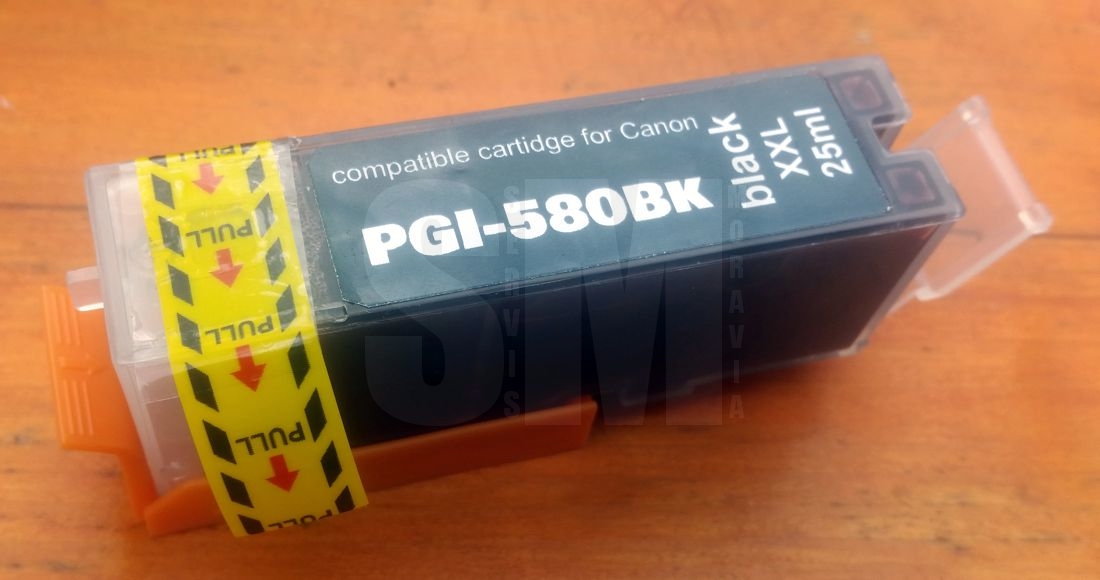 CANON PGI-580Bk XXL - černá 28ml bez čipu