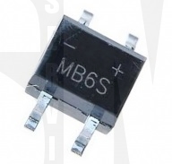 Diodový můstek MB6S 0,5A 600V